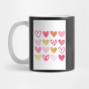 Lovely Heart Design For Valentine Day Gift For Loved One Mug